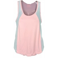 REGATA TRINYS TANK TOP COM TELA LATERAL - ANTIQUE ROSE/WHITE